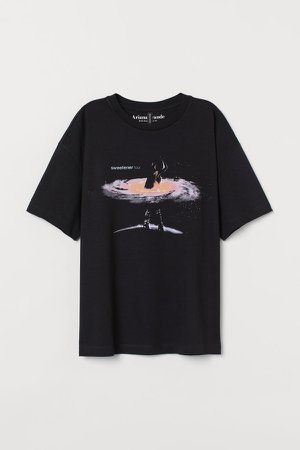 Printed T-shirt - Black