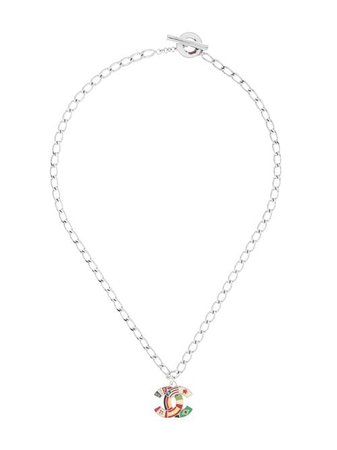 Pre-Owned Chanel for Women flags CC pendant neckless