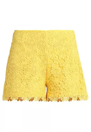 Women Summer Yellow Lace Shorts With Side Zipper - Buy Ladies Short Pants,Ladies Lace Shorts,Women Summer Short Trousers Product on Alibaba.com