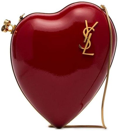 red love box patent leather bag