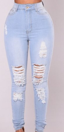 Fashion Nova Tempe Distressed Jeans