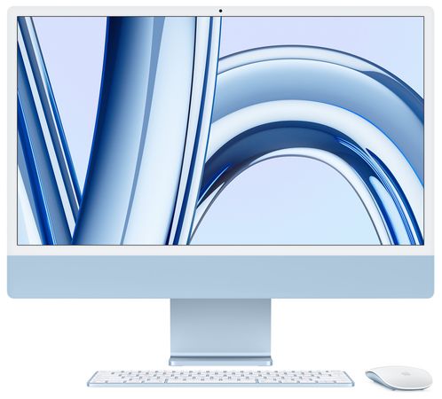Blue iMac - Apple
