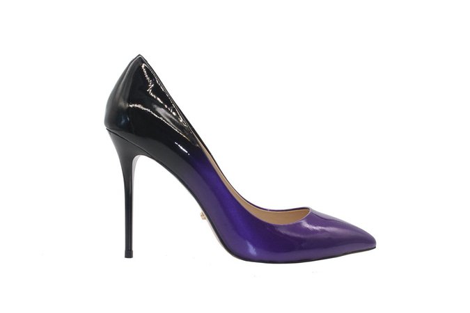 4 inch Heels - Ombre Purple and Black Heels | AV HEELS - AVHEELS