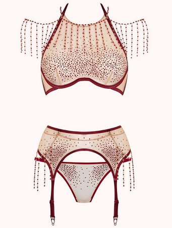 MARTY SIMONE • LUXURY LINGERIE - Agent Provocateur | Sashah - in nude tulle &...