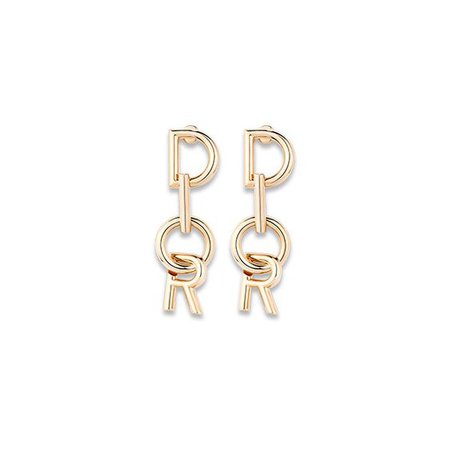 "Lettre à Dior" earrings
