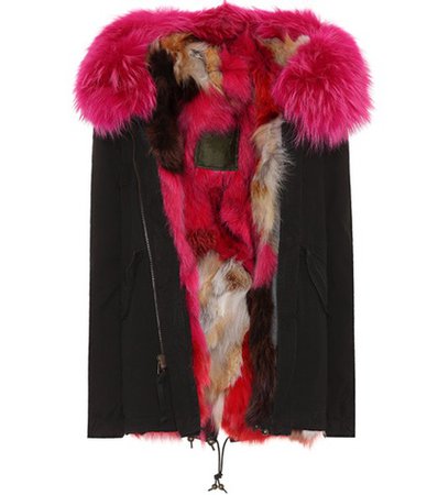 Exclusive to mytheresa.com – Fur-trimmed cotton parka