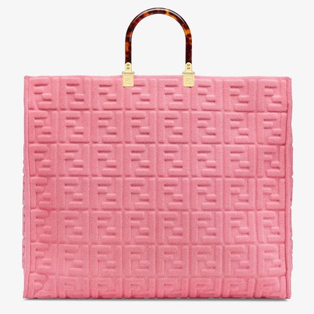 FENDI Bag Pink terrycloth shopper