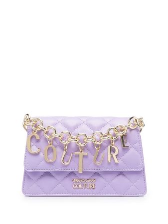 Versace Jeans Couture logo-chain Quilted Crossbody Bag - Farfetch