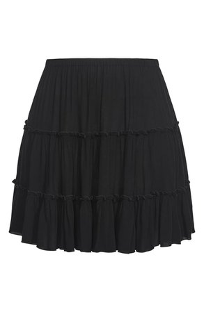 City Chic Love Ruffle Tiered Skirt (Plus Size) | Nordstrom