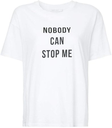 Nobody Denim Nobody Can Stop Me T-shirt