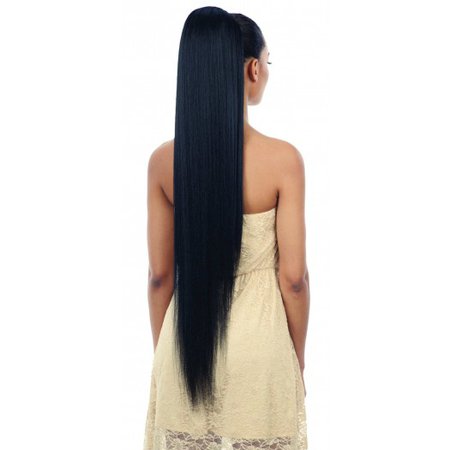 long black ponytail