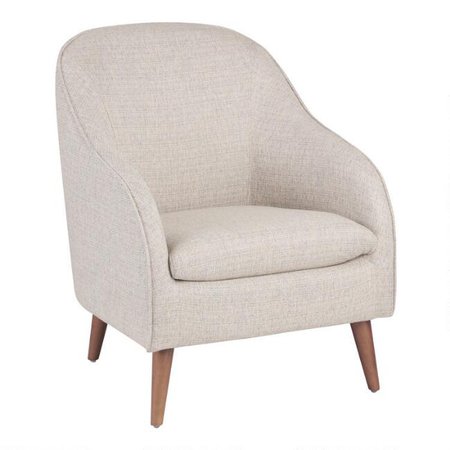 Natural Curved Back Moris Chair | World Market