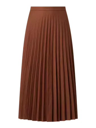 Buy MARC O'POLO DENIM midi skirt with pleats in brown online (1166308) ▷ P&C online shop