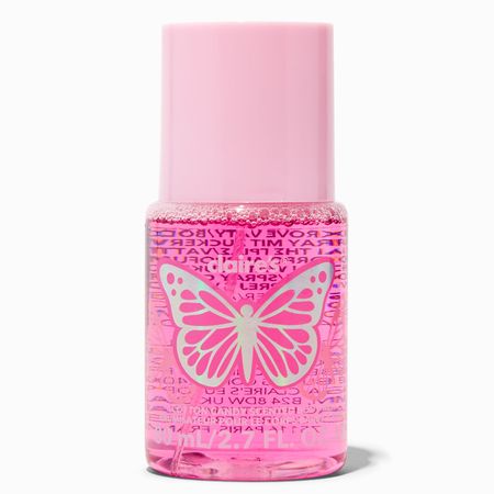 Pink Butterfly Body Spray | Claire's