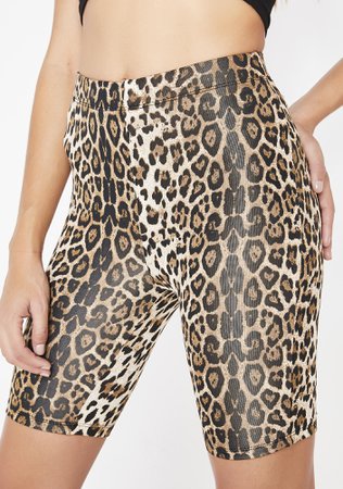 Leopard Biker Shorts | Dolls Kill