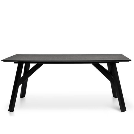 INTERIOR SECRETS - Anya Scandinavian 1.8m Dining Table - Black