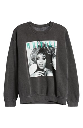 Whitney Houston Graphic Sweatshirt