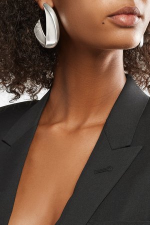 Saint Laurent | Chaines silver-tone earrings | NET-A-PORTER.COM