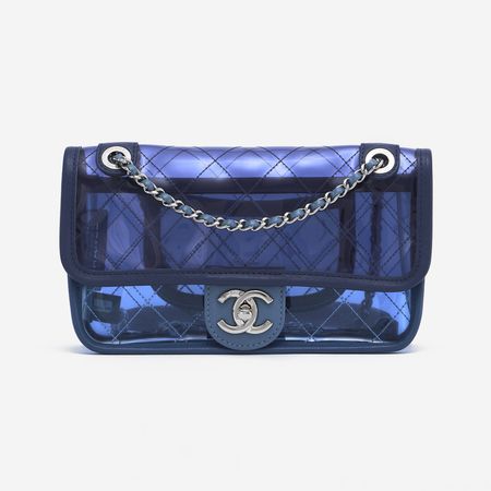 Chanel Timeless Small PVC Blue | SACLÀB