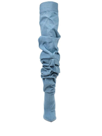Blue jeans boots long cr.pinterest