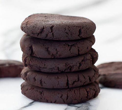 2 Ingredient No Bake Chocolate Cookies (No Flour, Eggs, Butter or Oil) - Kirbie's Cravings