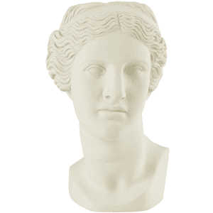 SOPHIA-ENJOY THINKING - Venus Head Vase Ice white for $126.00 available on URSTYLE.com