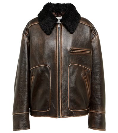 miu Miu leather jacket