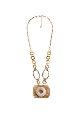 Violeta BY MANGO Mixed chain necklace