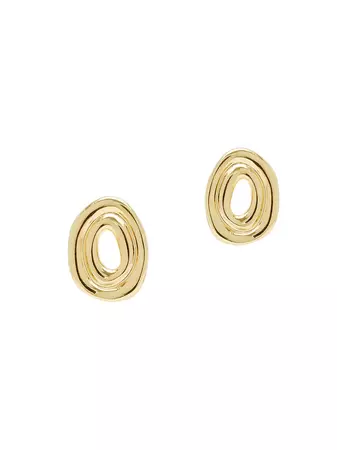 Shop Mignonne Gavigan Jeanne 14K-Gold-Plated Stud Earrings | Saks Fifth Avenue