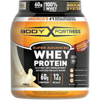 Body Fortress Super Advanced Whey Protein Powder, Vanilla