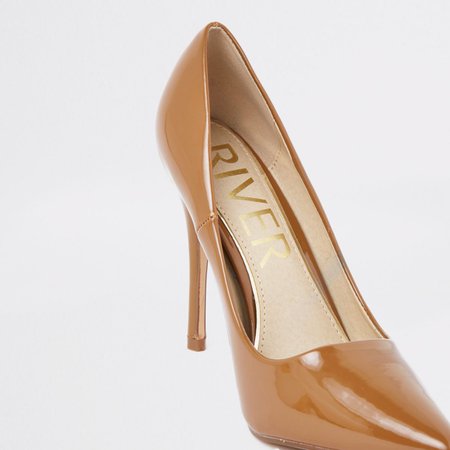 Brown chestnut patent pumps - Shoes - Shoes & Boots - women