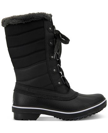 JBU Women's Siberia Waterproof Lace-Up Quilted Cold-Weather Boots & Reviews - Boots - Shoes - Macy's