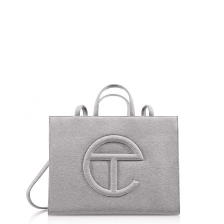 ugg x telfar shopping bag in heather grey