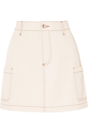 ALEXACHUNG | Denim mini skirt | NET-A-PORTER.COM