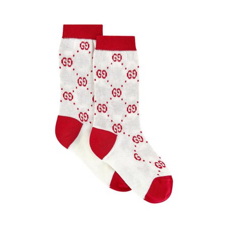 Logo socks - GG all over Gucci for girls | Melijoe.com