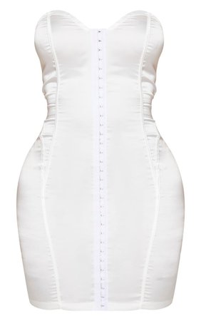 White Sweetheart Bodycon Dress | PrettyLittleThing USA