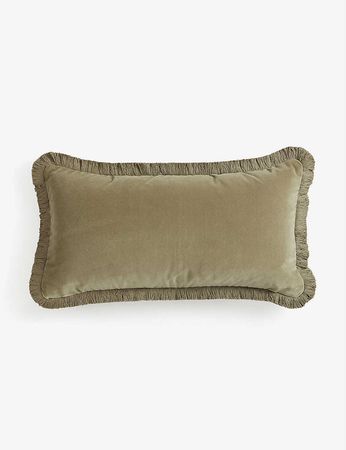 SOHO HOME - Margeaux oblong velvet cushion 35cm x 60cm | Selfridges.com