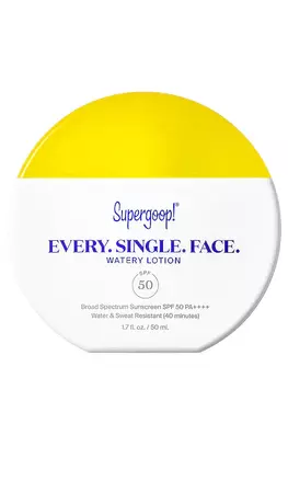 Supergoop! Every. Single. Face. Watery Lotion SPF 50 | REVOLVE