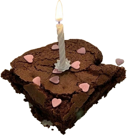 brownie candle