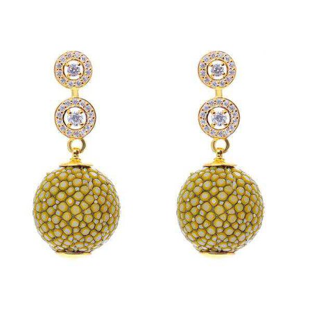 Earrings | Shop Women's Gold Sterling Silver Stud Earring Ring Jewelry Set at Fashiontage | 5054469000816