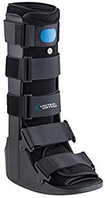 Amazon.com: United Ortho Air Cam Walker Fracture Boot, Large, Black: Industrial & Scientific