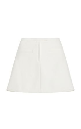 Split Crepe Mini Skirt By Courrèges | Moda Operandi