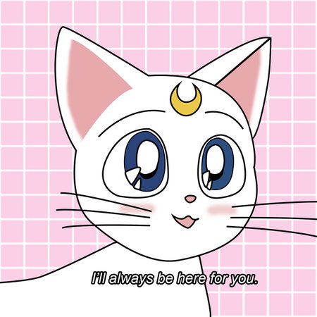 SAILOR MOON CAT ARTEMIS I'LL ALWAYS BE HERE FOR YOU T SHIRT · STORE CAT CAT · Online Store Powered by Storenvy