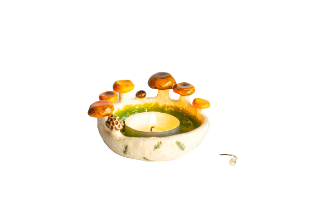 Mushroom incense burner // OrdinaryMagicStudio