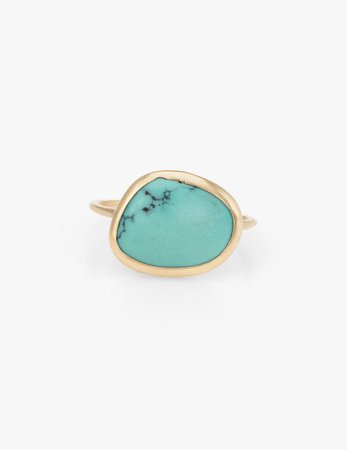 Kathryn Bentley Turquoise Slice Ring | Garmentory