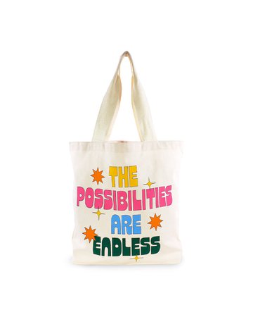 Canvas Tote - The Possibilities Are Endless by ban.do - tote - ban.do