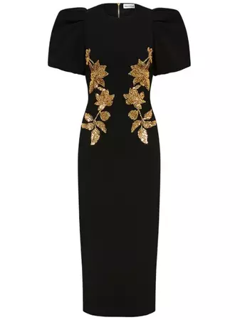 Rebecca Vallance sequin-embellished Midi Dress - Farfetch