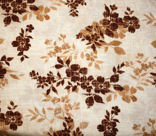 brown floral wallpaper