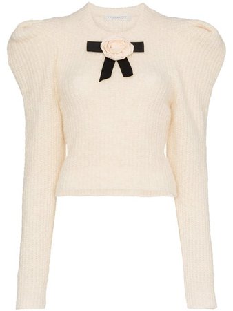 Philosophy Di Lorenzo Serafini Rose Alpaca wool-blend Knitted Sweater - Farfetch