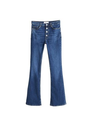 MANGO High waist flare jeans